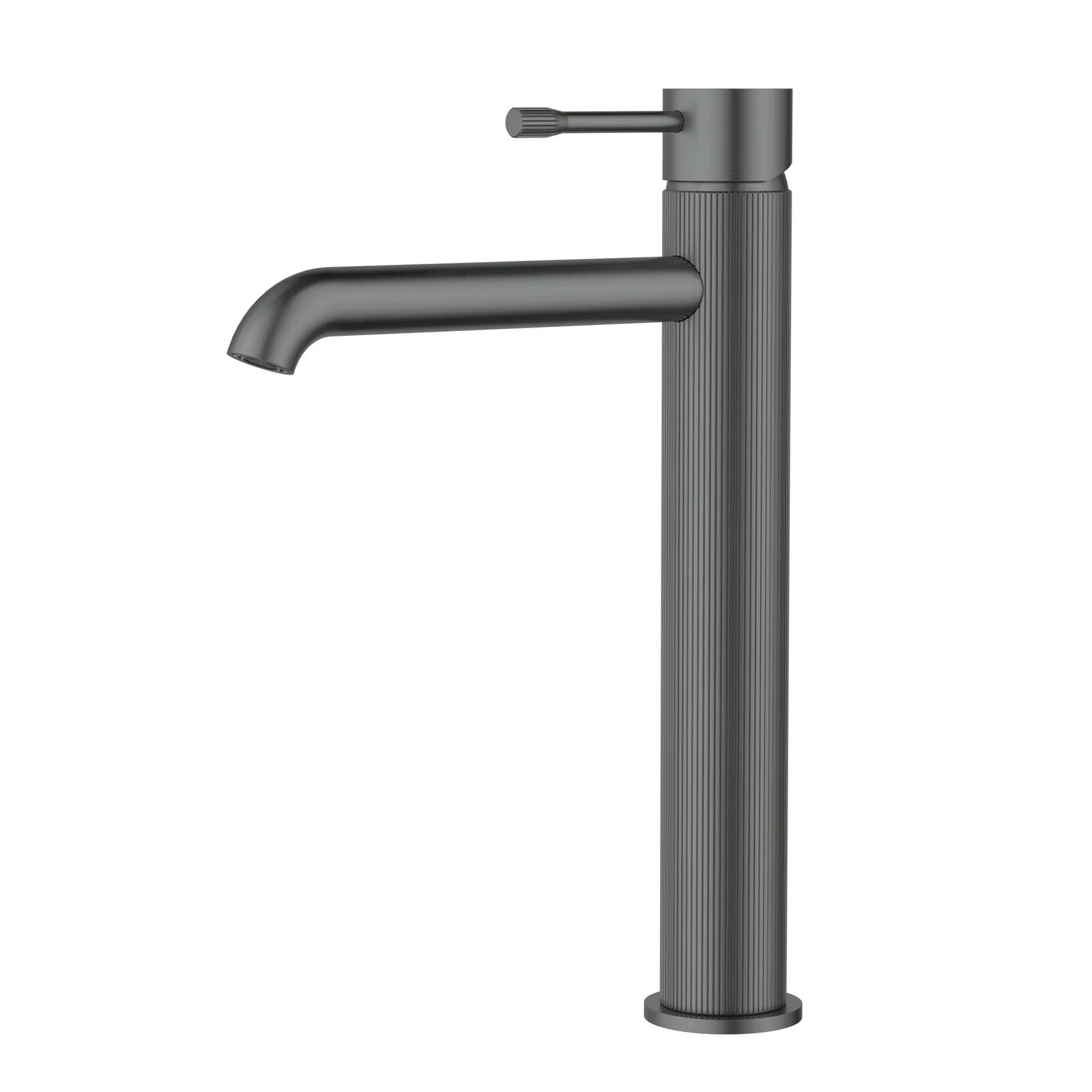 Linie High Rise Basin Mixer Gun Metal - Image 3