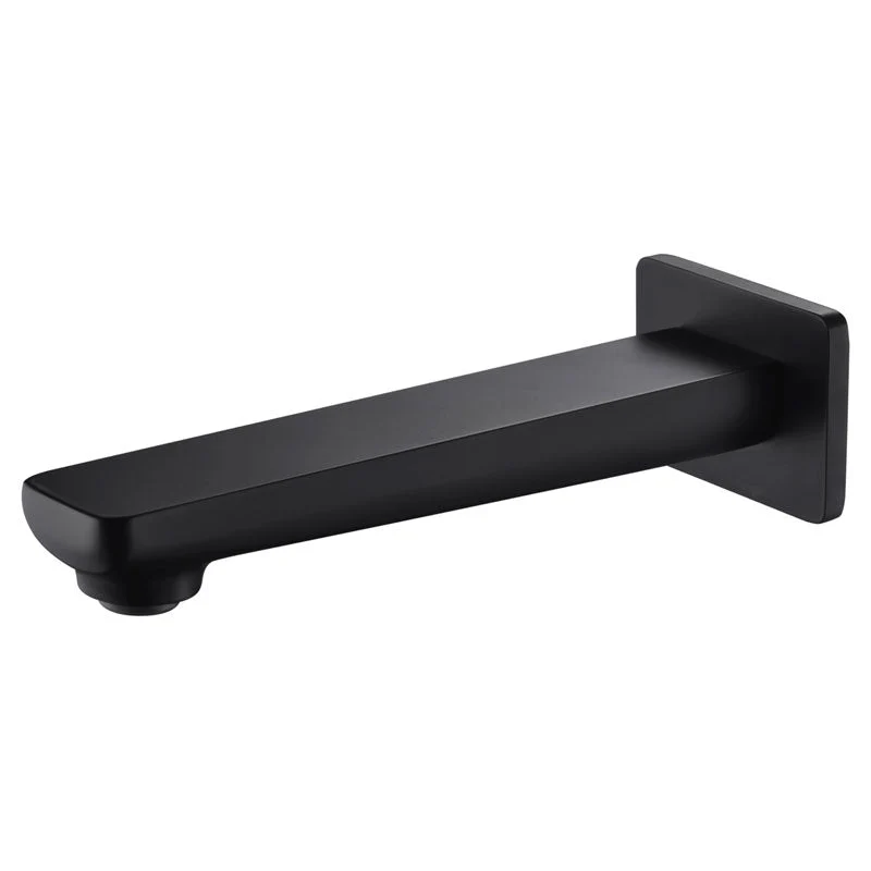 Ikon Seto Square Bath Spout Matte Black - Image 3