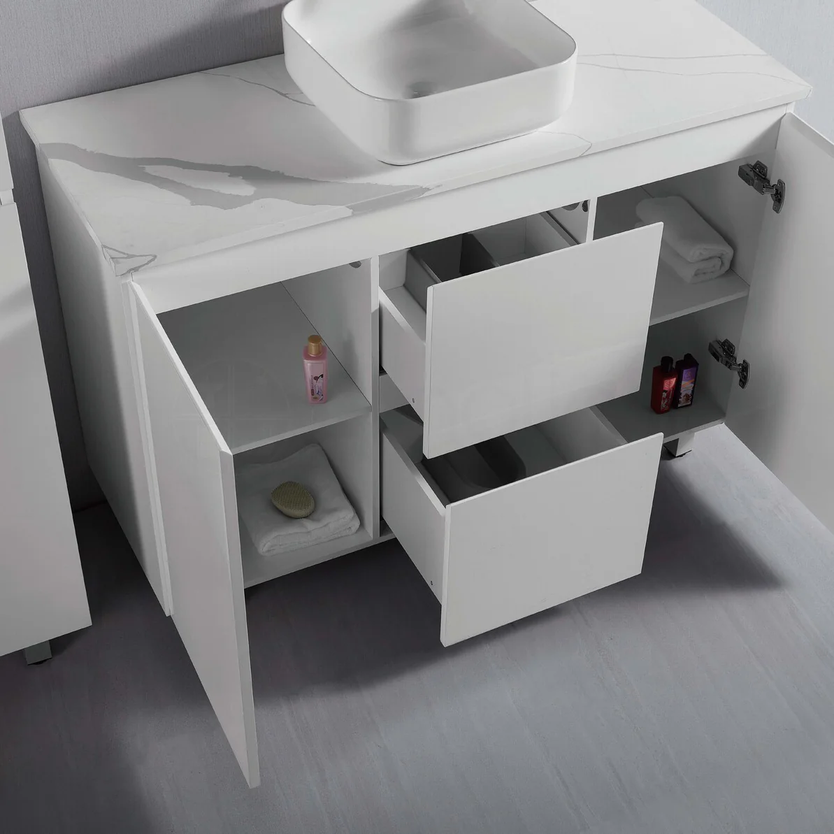 Ivana 1200mm PVC Water Proof Bathroom Vanity Cabinet - Image 4