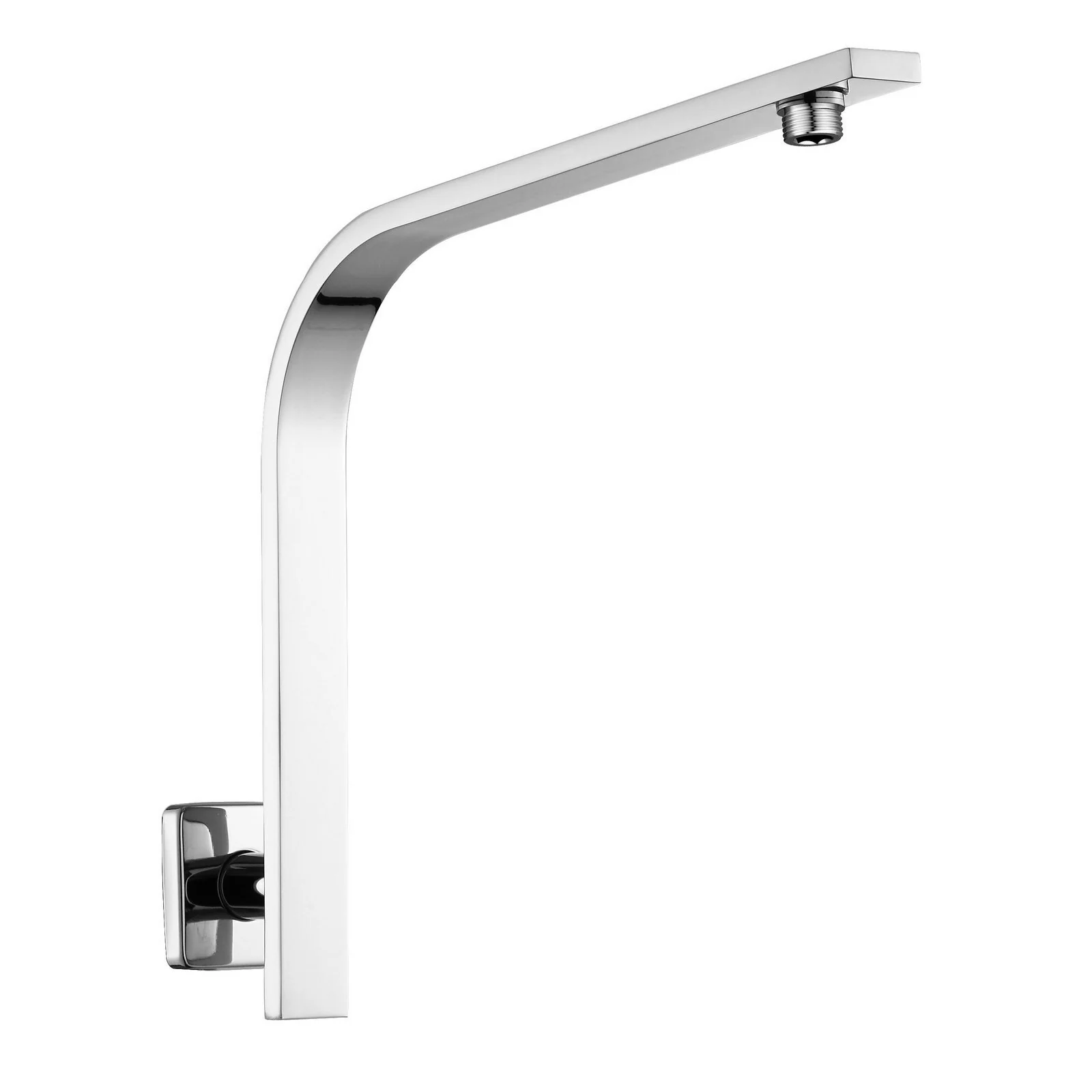 Mackenzie Square High Rise Wall Shower Arm Chrome - Image 3