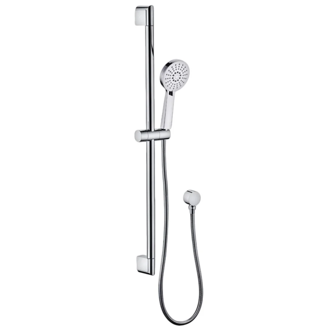 Maya Round Brass Multi-function Sliding Shower Set Chrome - Image 4