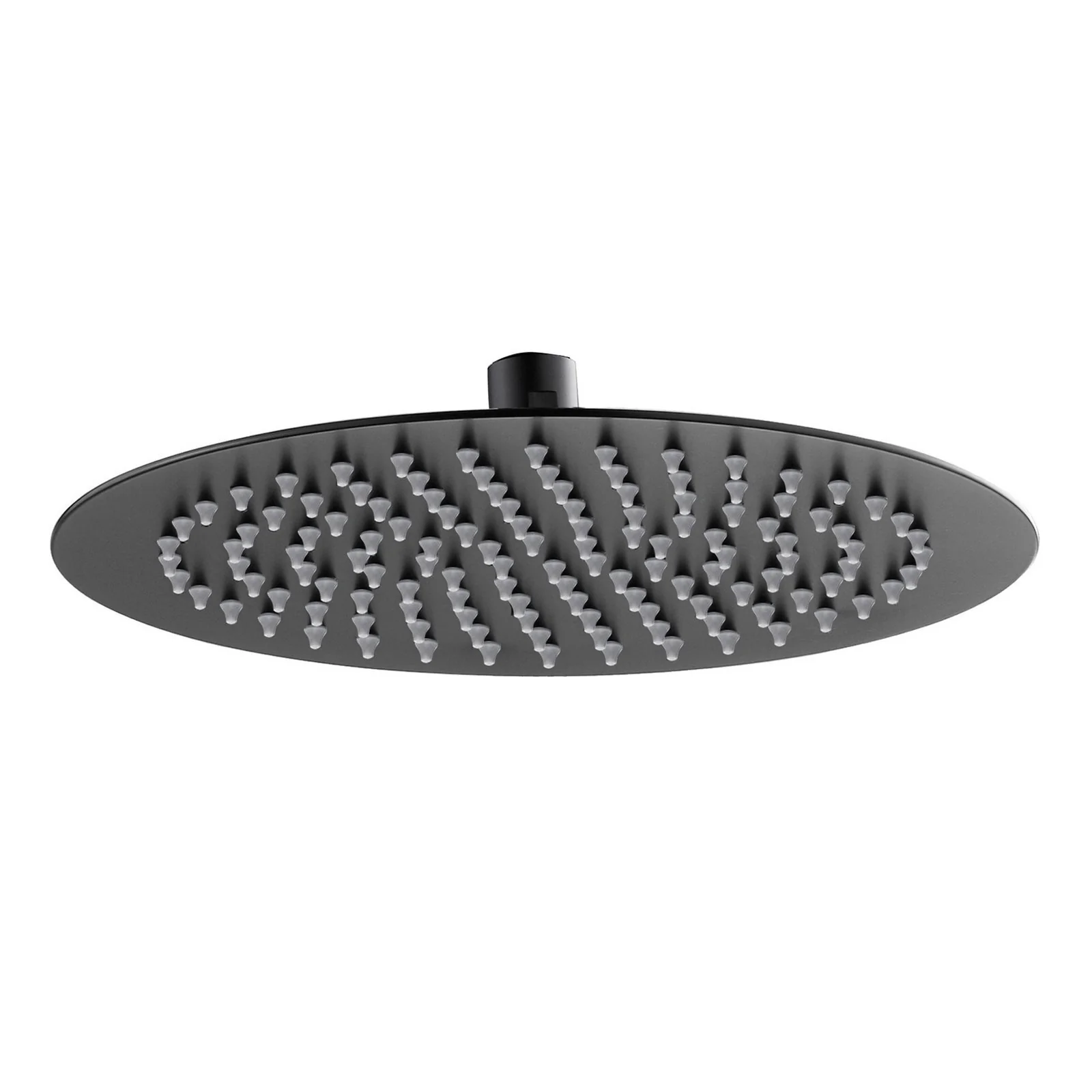 Moreton Round Stainless Steel Shower Head 300mm Matte Black - Image 3