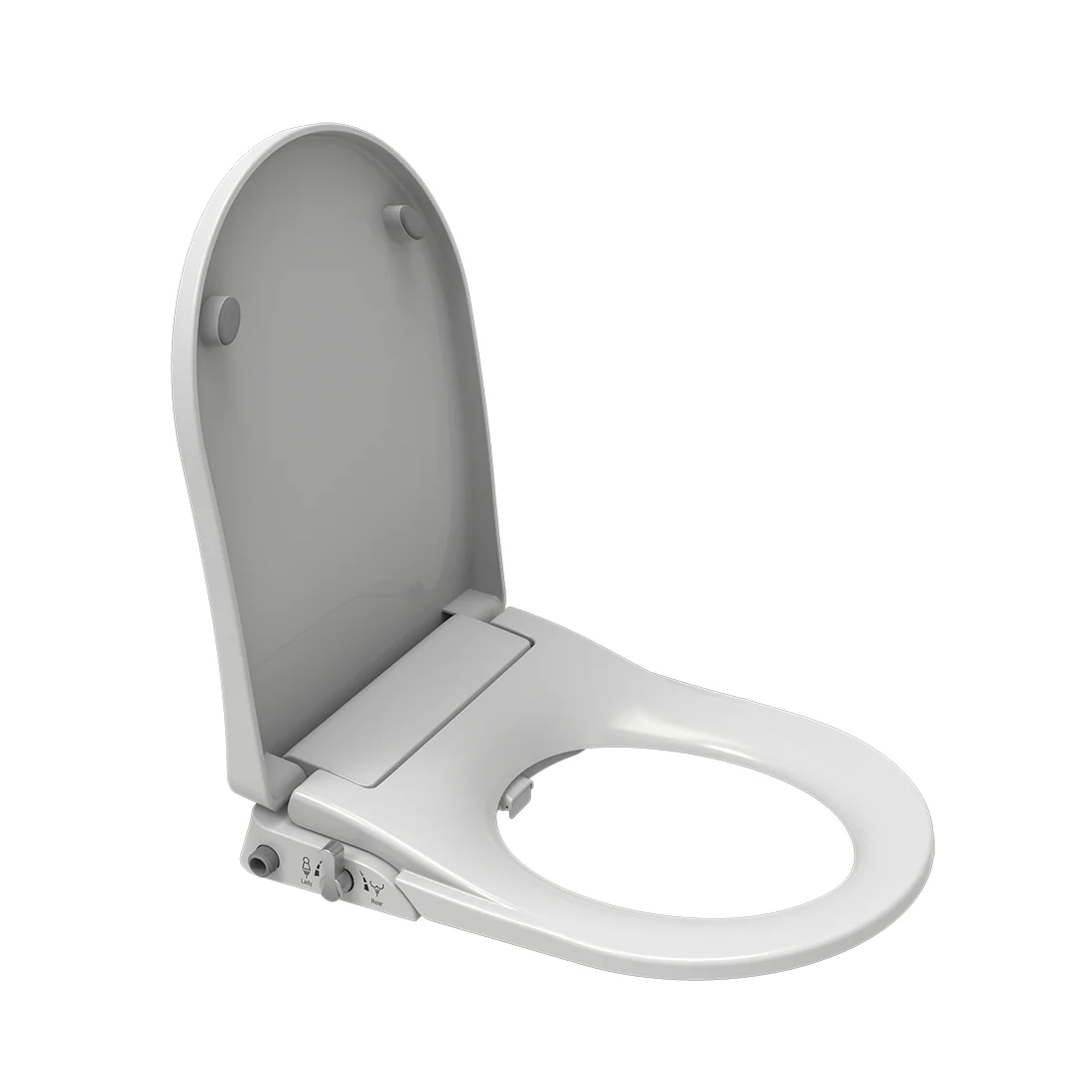 Non-Electric Bidet Toilet Seat Left Entry - Image 3