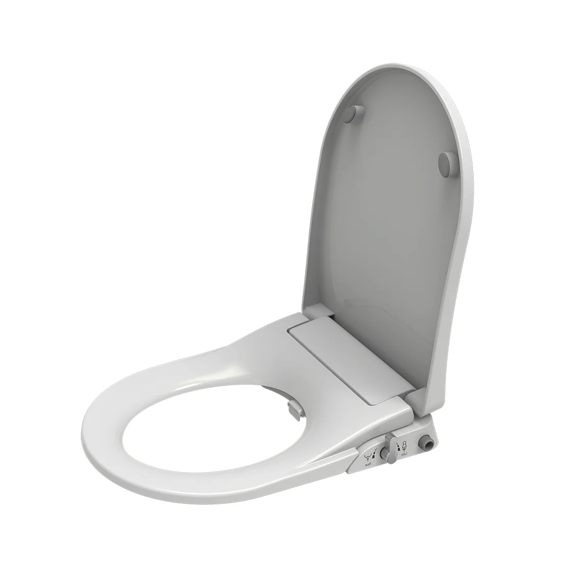 Non-Electric Bidet Toilet Seat Right Entry - Image 3
