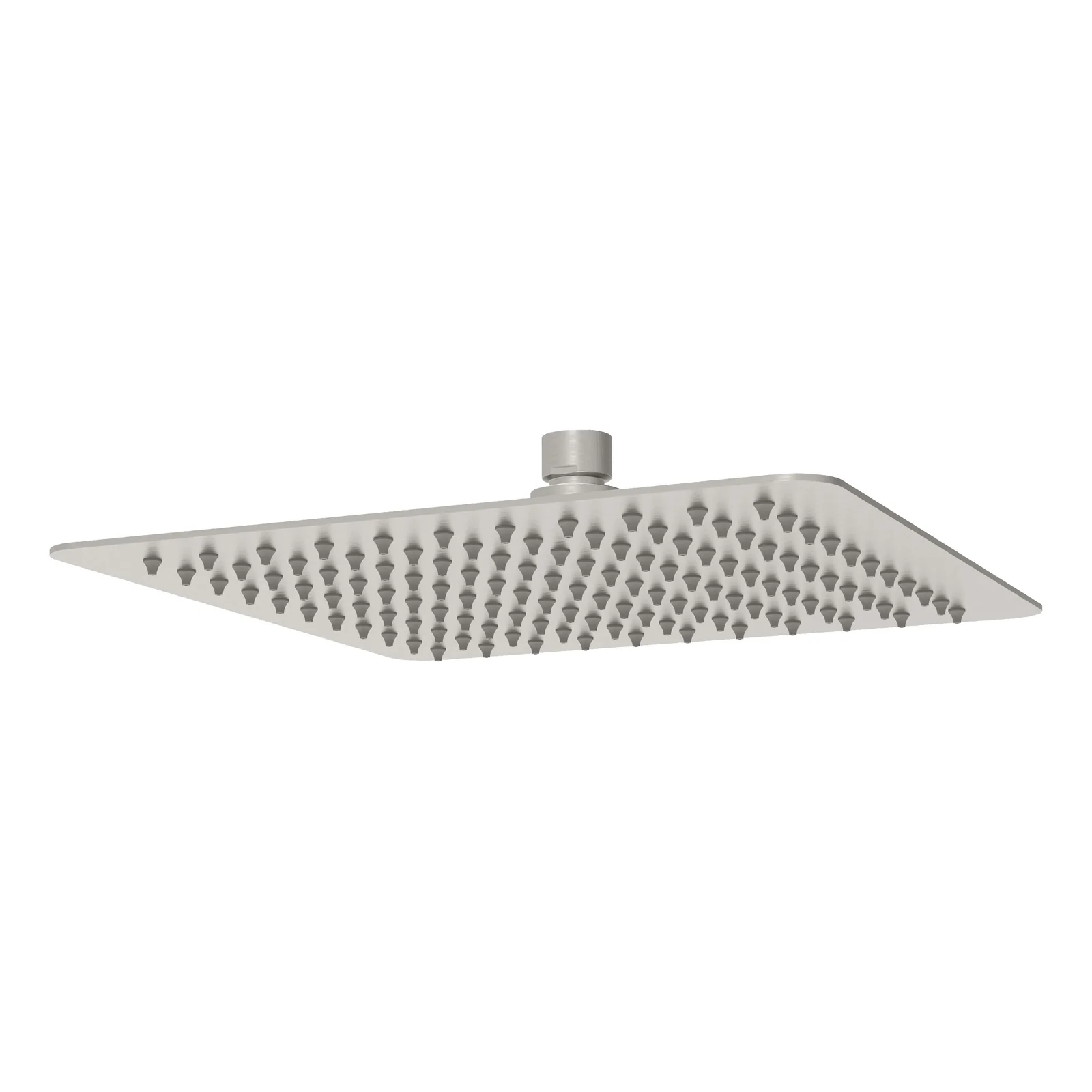 Nova Square Shower Head 250mm Brushed Nickel - Image 3
