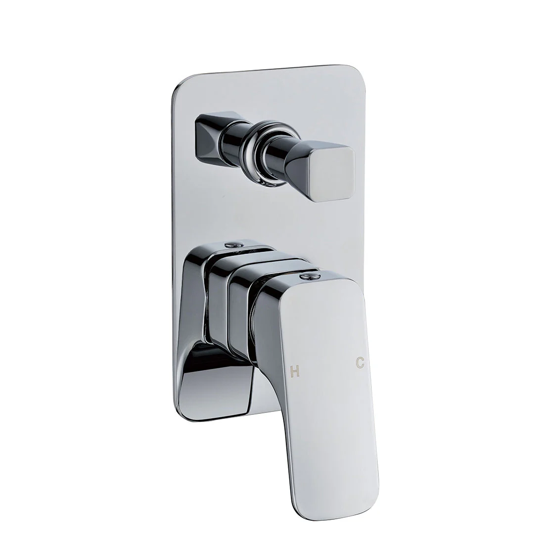 Nova Wall Mixer With Diverter Chrome - Image 3