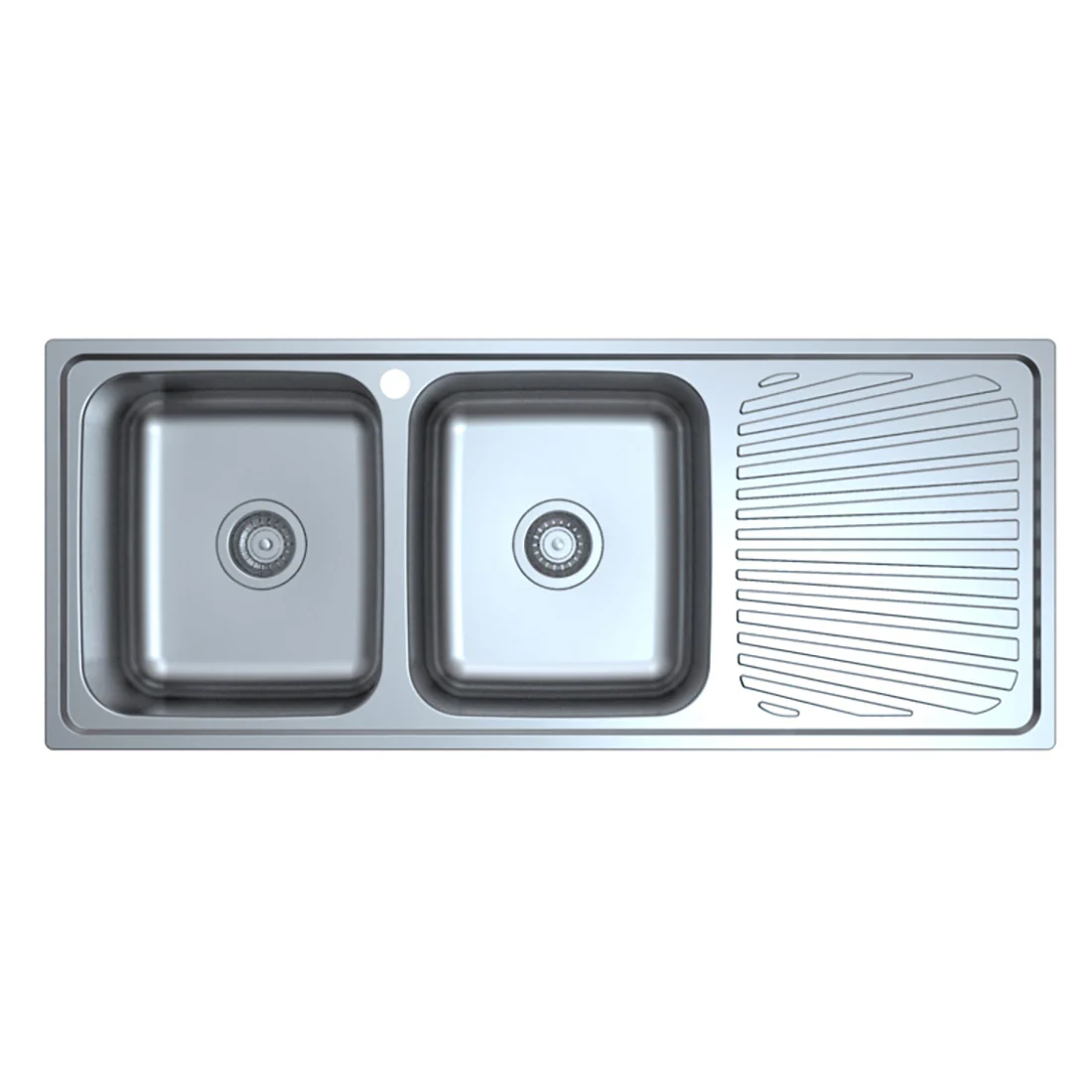 Otus Double Left Hand Bowl & Single Drainer Kitchen Sink - Image 3