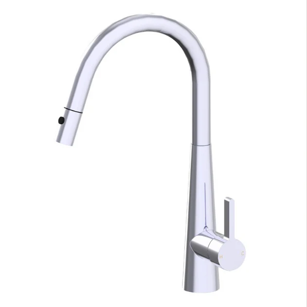 Otus Lux Pull-Out Kitchen And Laundry Sink Mixer Chrome - Image 3