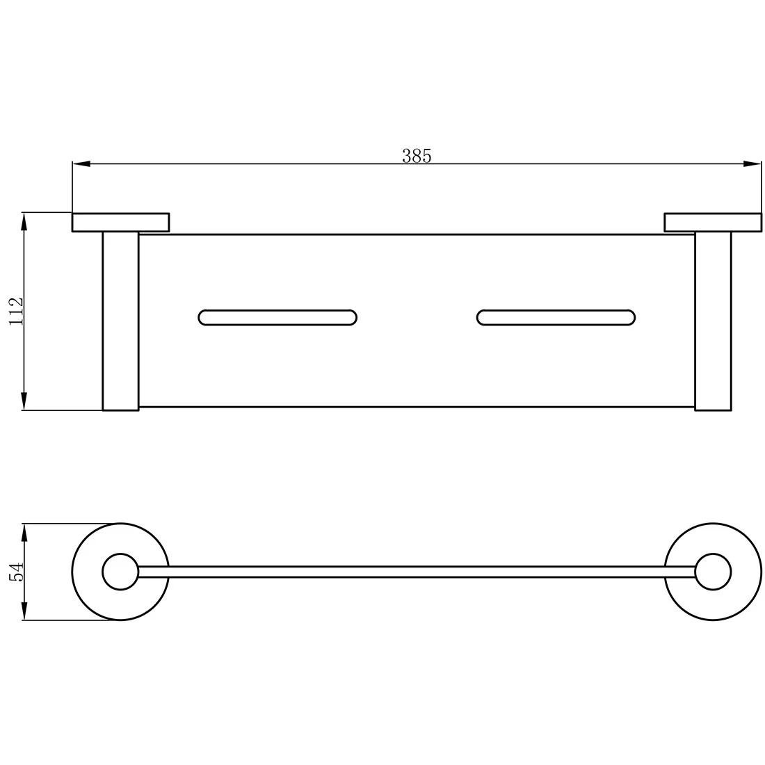 Otus Metal Shelf Gun Metal - Image 2