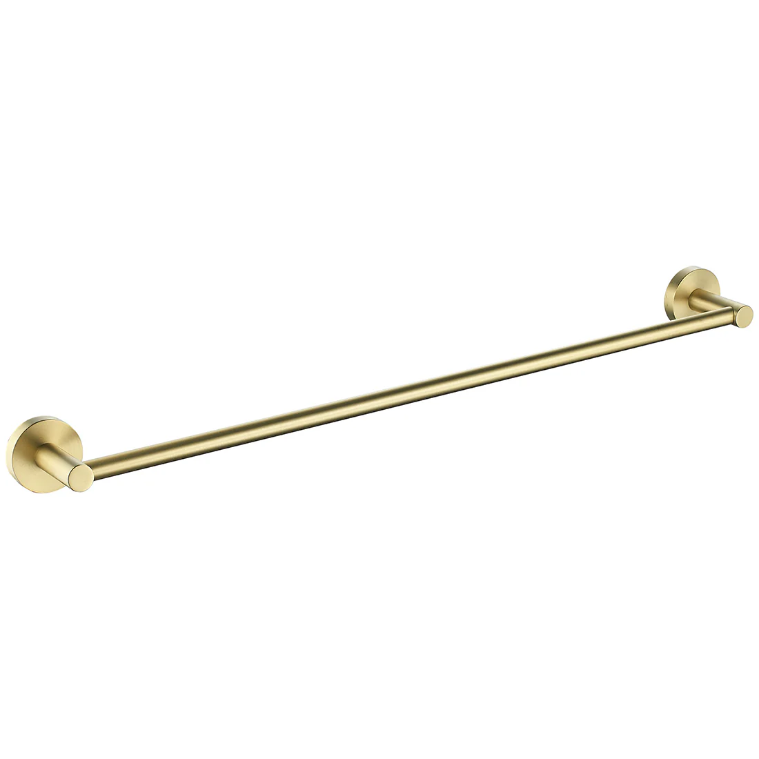 Otus Single Towel Rail 750mm Brushed Gold - Image 3