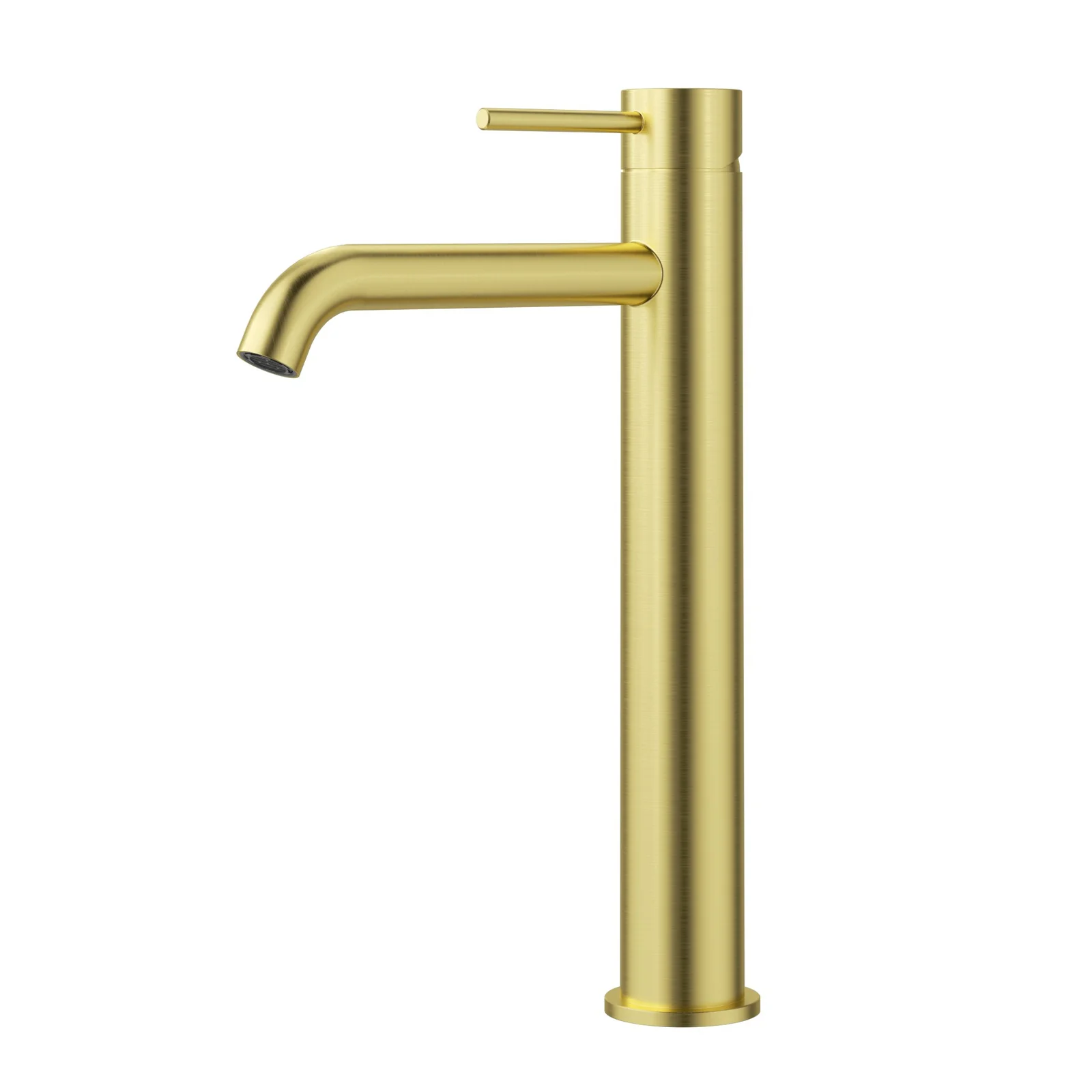Otus Slimline SS Highrise Basin Mixer Brushed Gold - Image 4