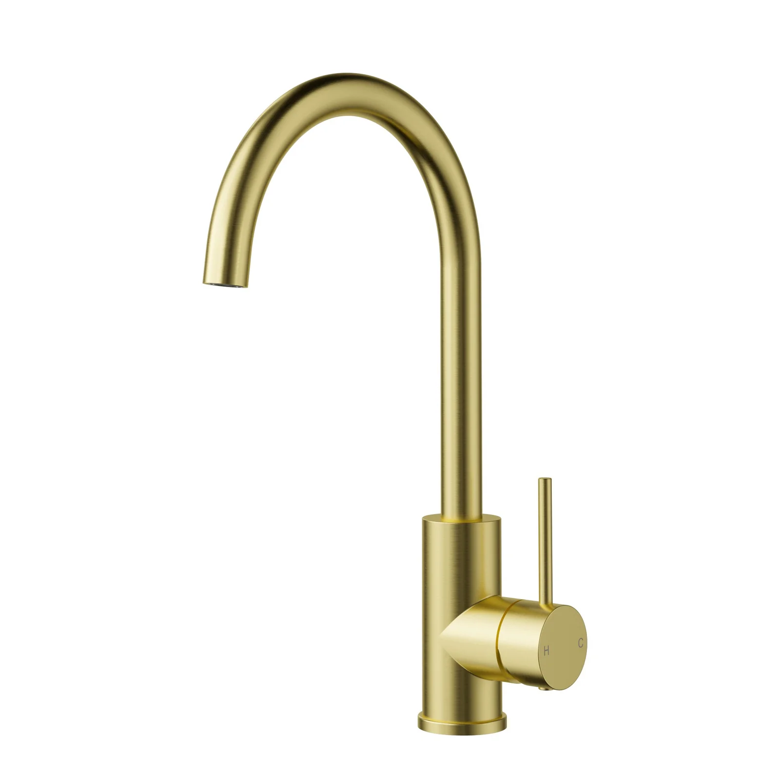 Otus Slimline SS Sink Mixer in Brushed Gold - Image 4