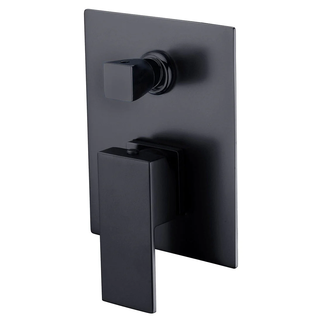 Rosa Wall Mixer With Diverter Matte Black - Image 3