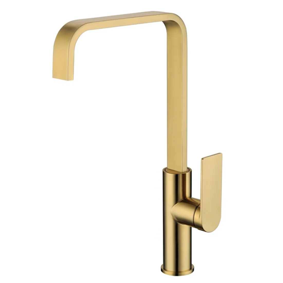 Ruki Kitchen And Laundry Sink Mixer Brushed Gold - Image 3