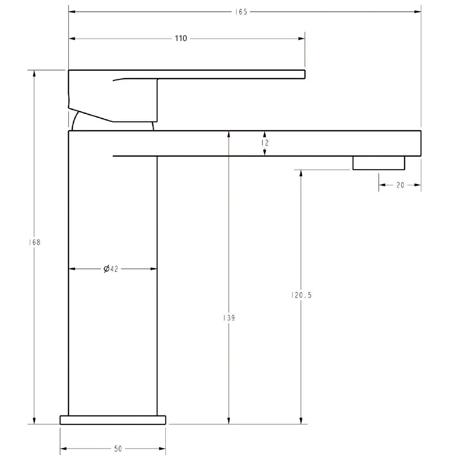 Sora SS Basin Mixer Chrome - Image 2