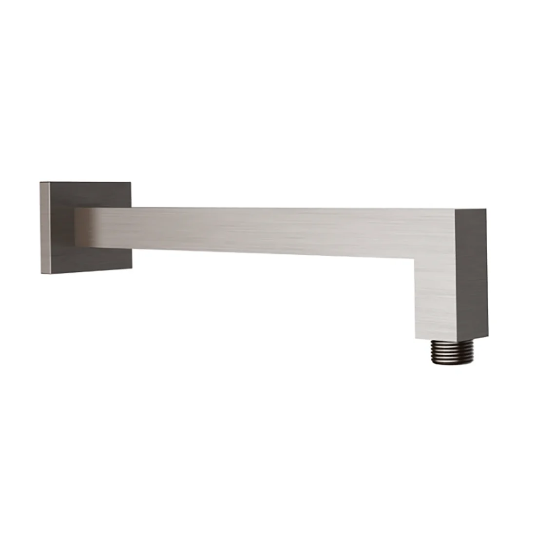 Square Wall Shower Arm Brushed Nickel - Image 3