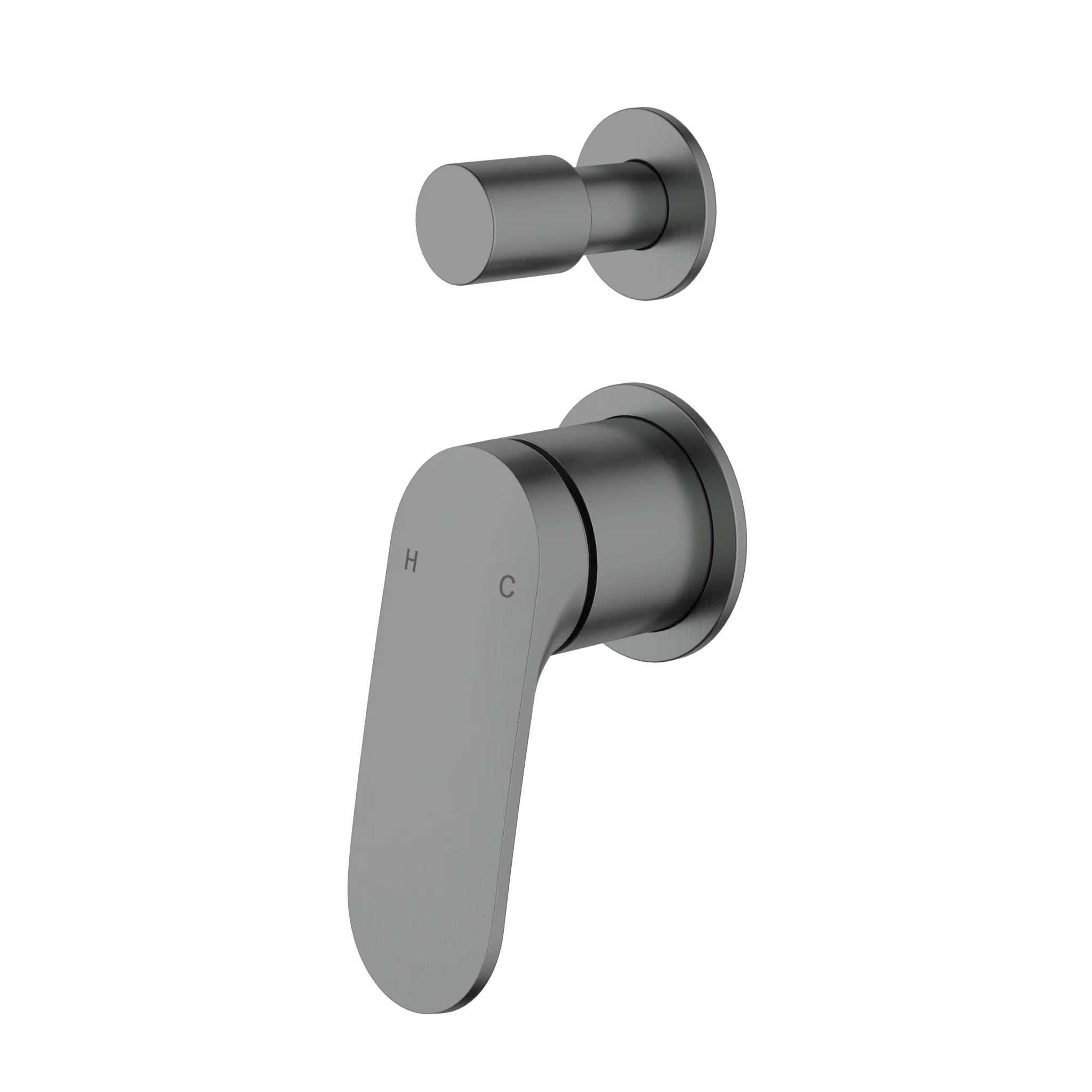 Sulu II Wall Mixer With Diverter Gun Metal