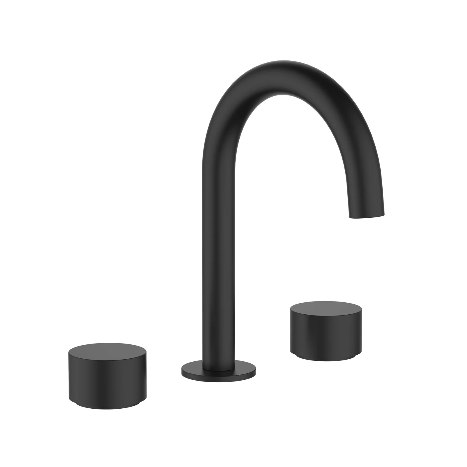 Tana Quarter Turn Basin Tap Set Matte Black - Image 4