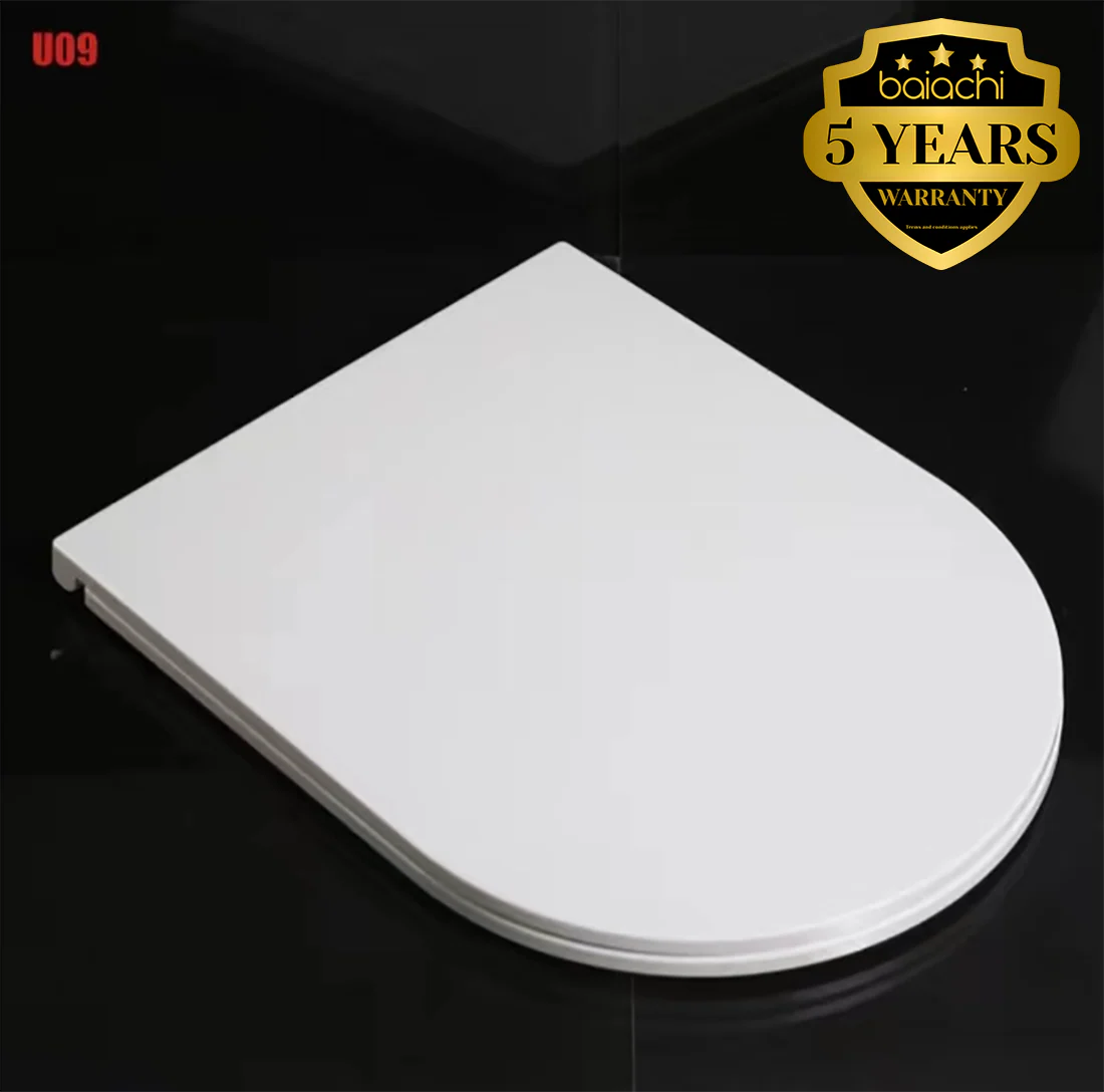 Urea-Formaldehyde (UF) Slim D Shape Toilet Seat