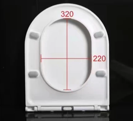 Urea-Formaldehyde (UF) Slim D Shape Toilet Seat - Image 3