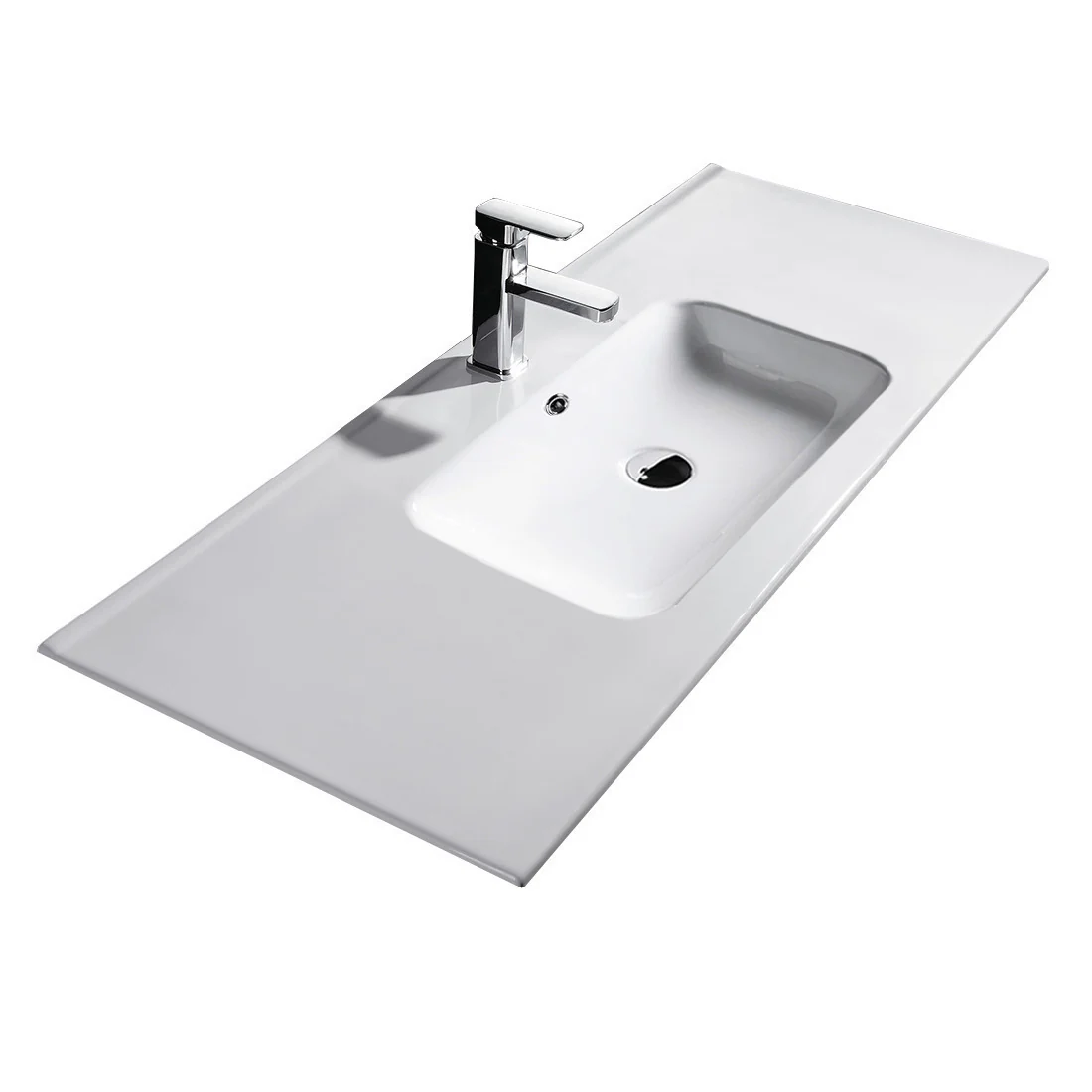 Vellena 1200mm Plywood Bathroom Vanity Ceramic Basin - Image 8