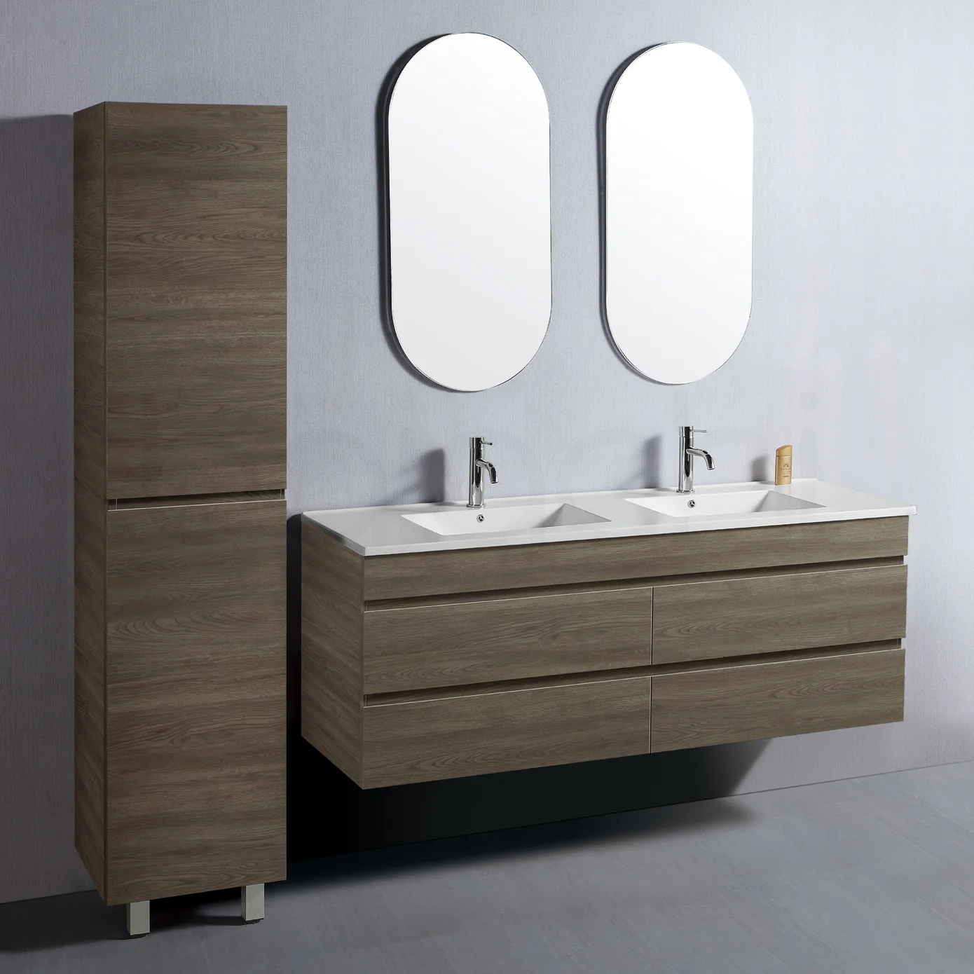 Vellena 1500mm PVC Water Proof Wash White Wall Hung Bathroom Vanity Cabinet - Image 7