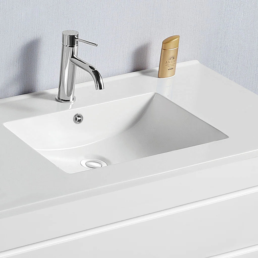 Vellena 600mm Plywood Bathroom Vanity Ceramic Basin - Image 11