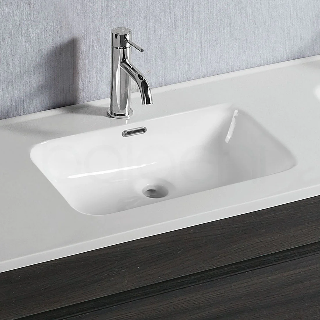 Vellena 900mm Plywood Empire Oak Bathroom Vanity Ceramic Basin - Image 11