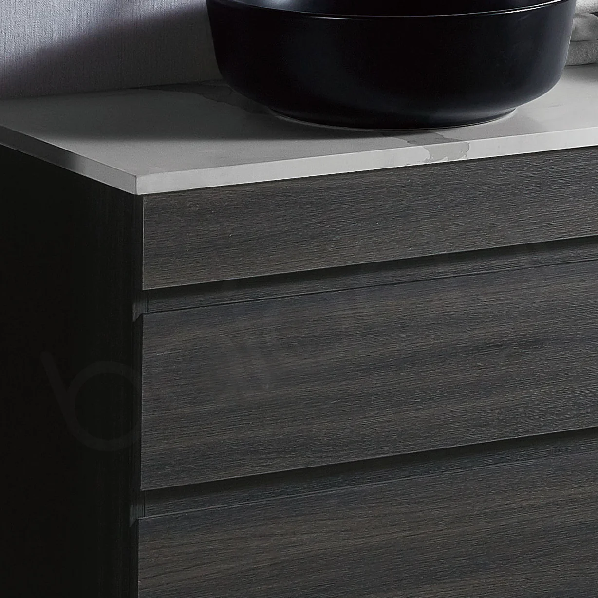 Vellena 900mm Plywood Empire Oak Bathroom Vanity Ceramic Basin - Image 7