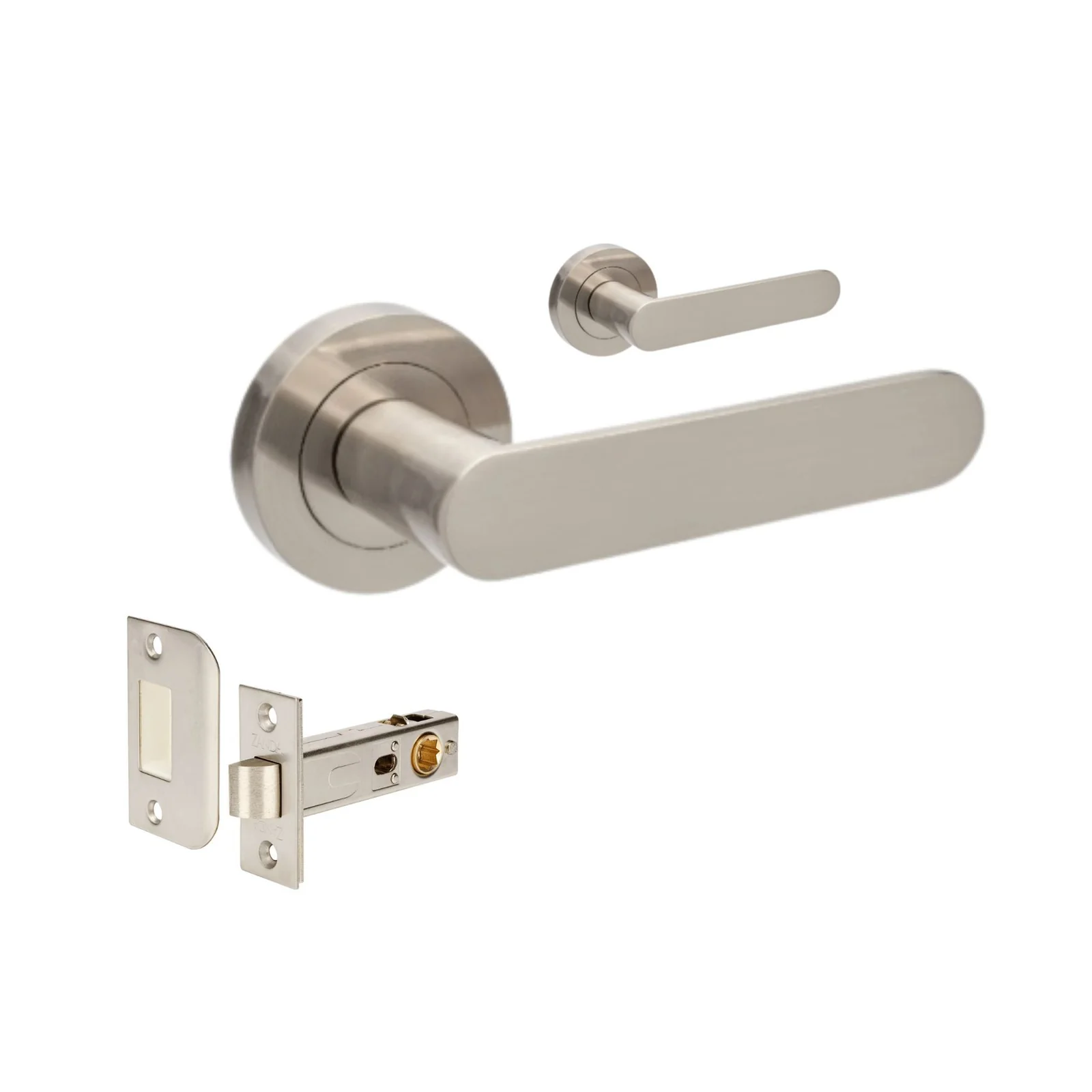 Zanda Duke Passage Set Brushed Nickel - Image 2