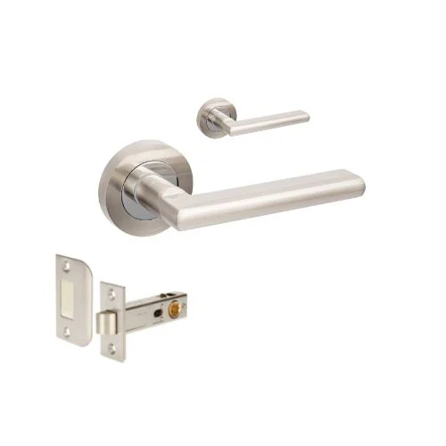 Zanda Epic Passage Set Brushed Nickel / Chrome plate - Image 2