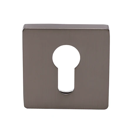 Zanda Q Series Square Euro Escutcheon Graphite Nickel - Image 2