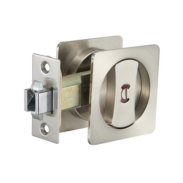 Zanda Square Cavity Sliding Passage Set Stainless Steel - Image 3