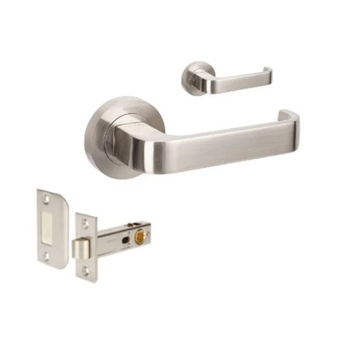 Zanda Streamline Privacy Set Brushed Nickel - Image 2