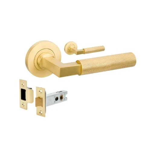 Zanda Zurich Privacy Set Satin Brass - Image 2